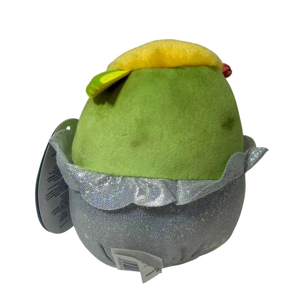 Squishmallows Anjara the Burrito 5 Inch Green Silver Breakfast Food Plush NWT